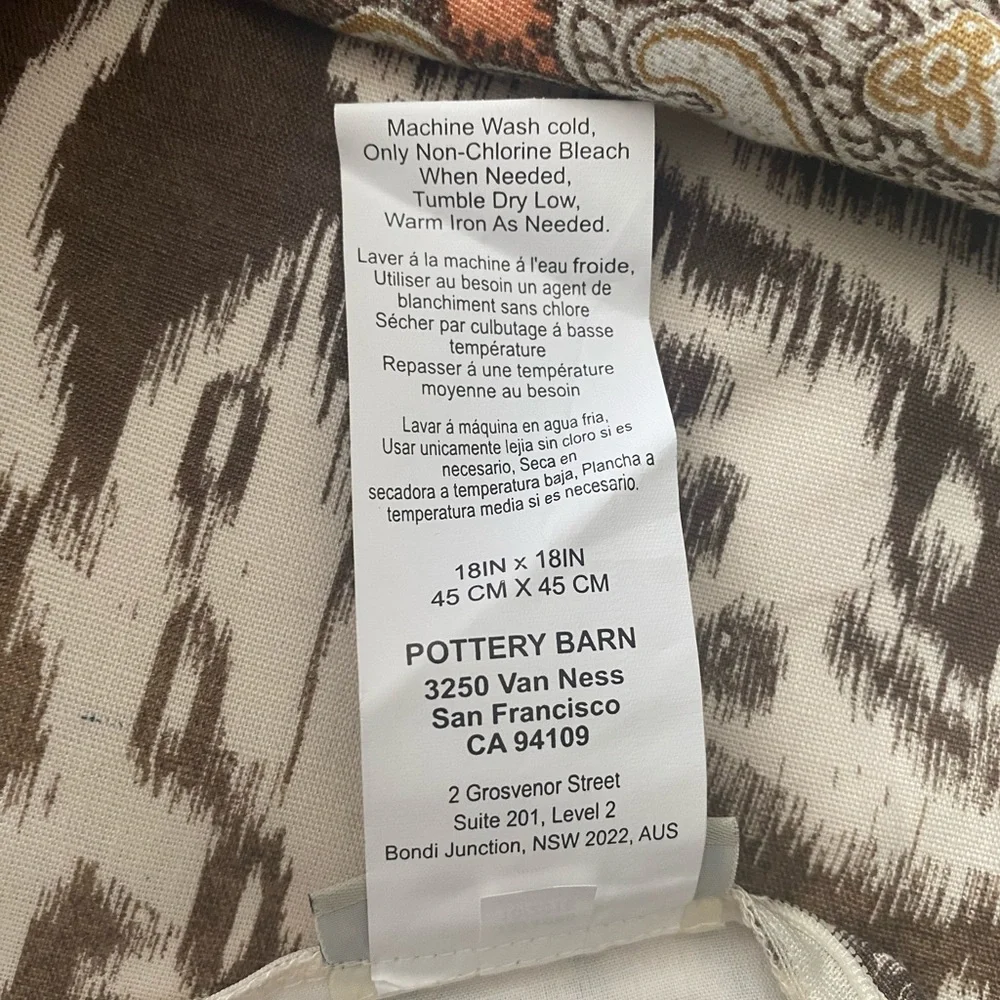 2 Pottery Barn Pillow Covers